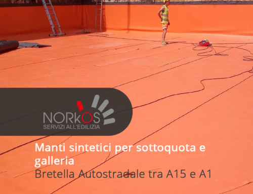 Manti sintetici per sottoquota e galleria | Bretella Autostradale tra A15 e A1