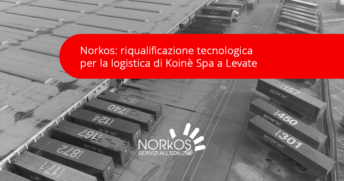 Norkos – Impermeabilizzazioni Levate – News Team Norkos all'opera sulla copertura di 10.000 mq a Levate con sistema TPO e fissaggi a induzione.