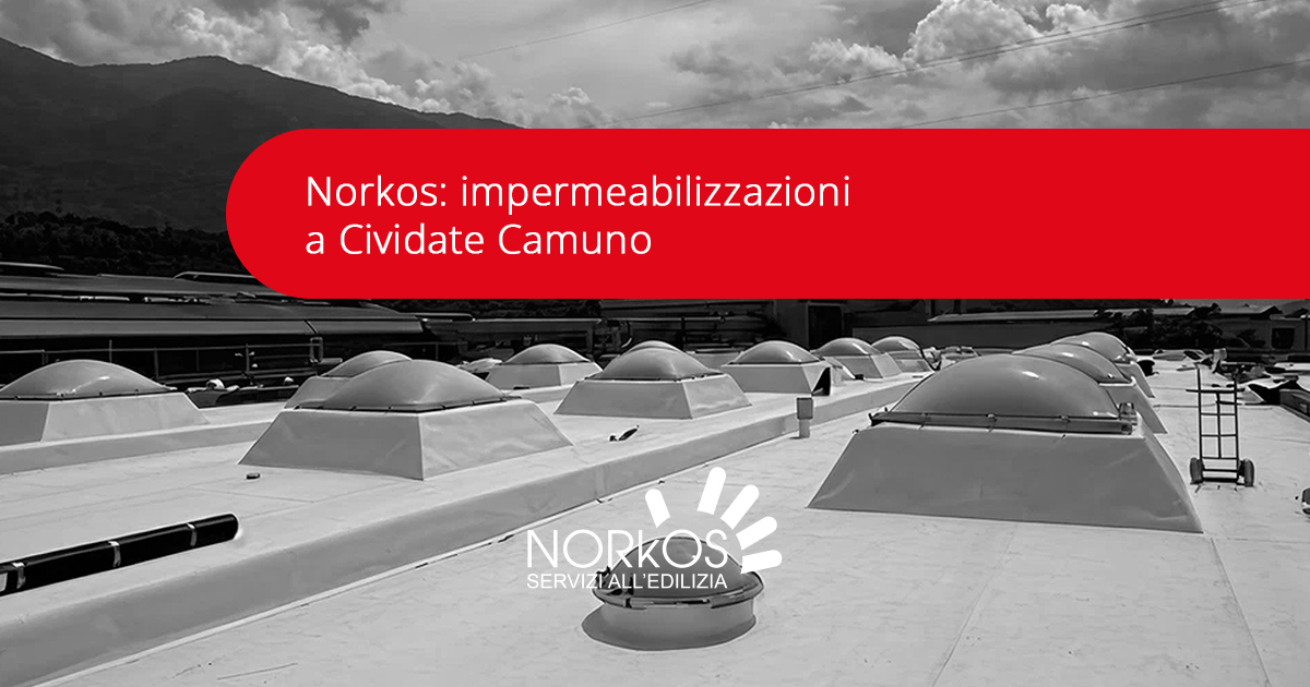 norkos-impermeabilizzazioni-industriali-a-cividate-camuno Team Norkos a Cividate Camuno: posa del manto TPO Mapeplan TM 18 BRoof T3 su 3.000 mq di capannone industriale.